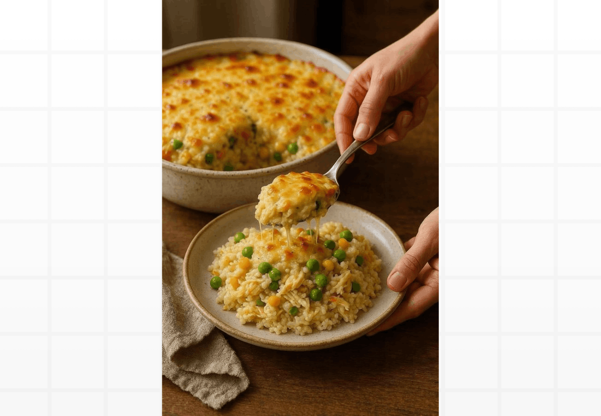 Arroz de Forno Cremoso: Como Transformar as Sobras em um Banquete