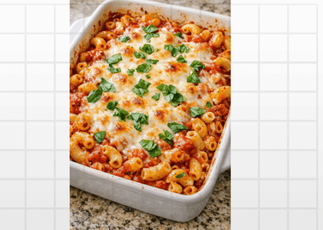 Macarrão de Forno Cremoso: A Travessa Completa que Alimenta 6 Pessoas com 20 Reais