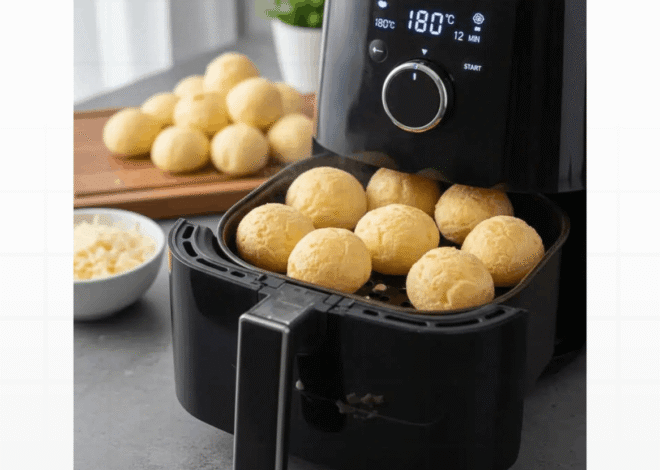 Pão de Queijo na Air Fryer em 10 Minutos: O Guia Definitivo Para Não Murchar