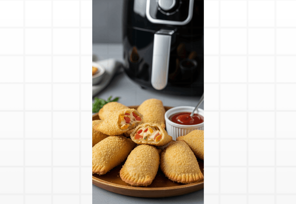 Pastel na Air Fryer Que Não Fica Duro: O Segredo da Pincelada Perfeita