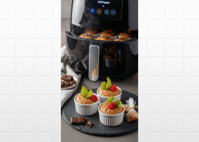 Guia de Sobremesas na Air Fryer: Como Fazer Doces Rápidos e Economizar Muito Gás